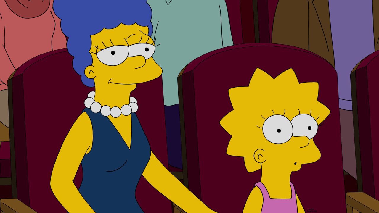 Nachdem Lisa (r.) mitbekommen hat, dass ihre Mutter Marge (l.) Jazz nicht leiden kann und ihr jahrelang was vorgelogen hat, ist sie sehr enttäuscht.... - Bildquelle: 2015 Fox and its related entities.  All rights reserved.