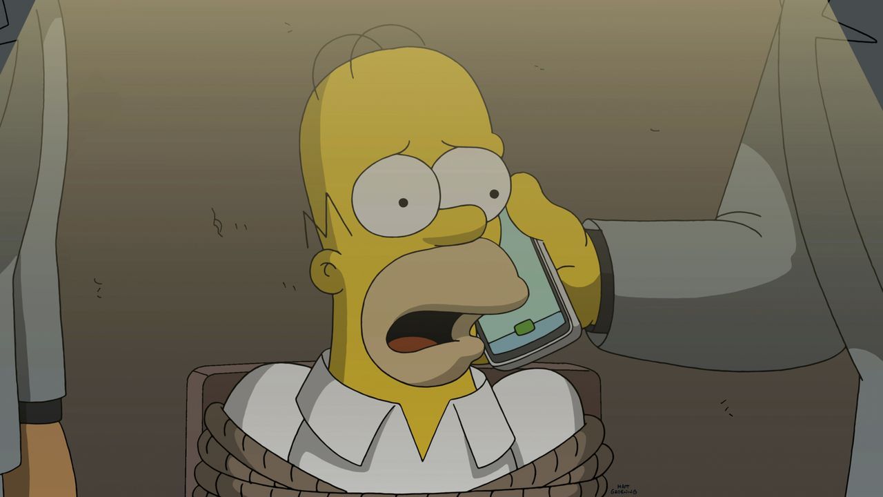 Völlig in Panik versucht Homer, seine Frau zu überzeugen, mit dem Betrug aufzuhören. Doch dann passiert etwas unerwartetes ... - Bildquelle: 2014 Twentieth Century Fox Film Corporation. All rights reserved.