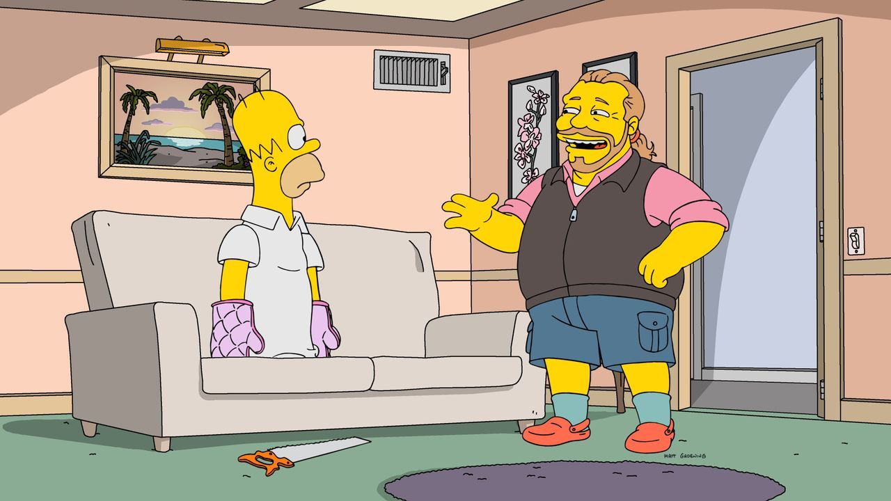 Homer (l.); Mario Batali (r.) - Bildquelle: 2017-2018 Fox and its related entities. All rights reserved.