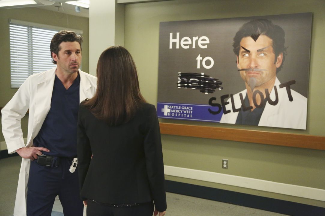 Dr. Derek Shepherd (Patrick Dempsey, l.) ist momentan in einer schwierigen Situation. Das Krankenhaus ist dabei sich völlig zu verändern. Nun übe... - Bildquelle: ABC Studios