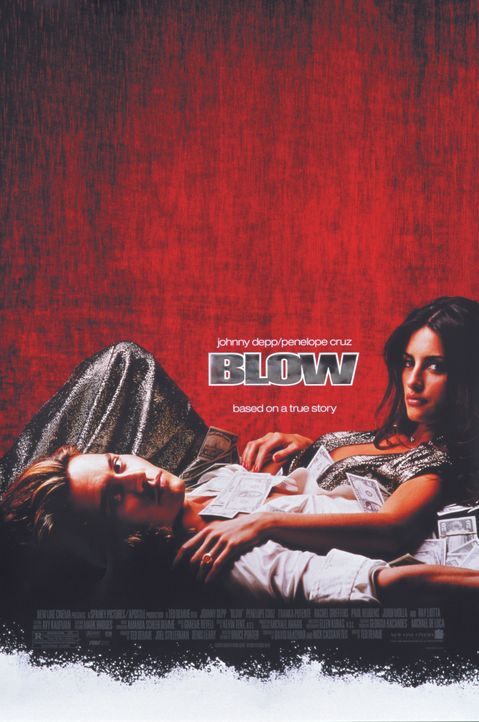 Blow mit Johnny Depp, l. und Penélope Cruz, r. - Bildquelle: New Line Cinema