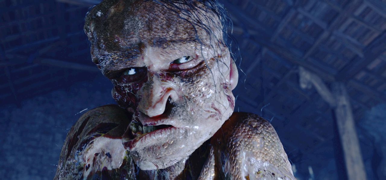 Verträgt keinen Lärm: Immer wenn König Hrothgar ein Fest gibt, taucht das Monster Grendel (Crispin Glover) in der Met-Halle auf und schlachtet di... - Bildquelle: 2007 Warner Brothers International Television Distribution Inc.