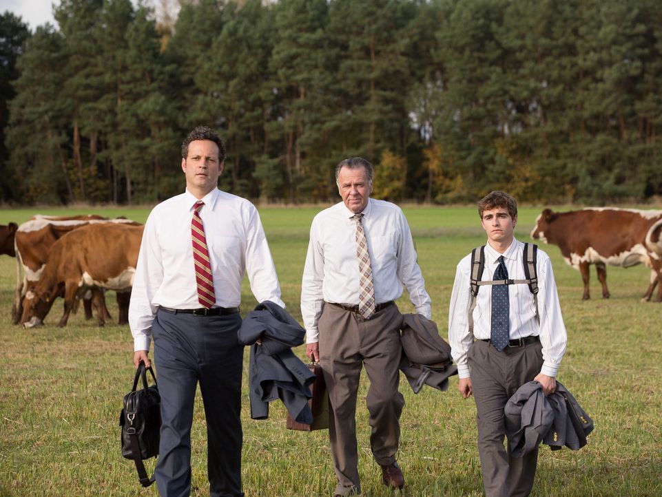 Obwohl Dan Trunkman (Vince Vaughn, l.), Timothy McWinters (Tom Wilkinson, M.) und Mike Pancake (Dave Franco, r.) ein ungleiches Team sind, wollen si... - Bildquelle: 2015 Twentieth Century Fox Film Corporation.  All rights reserved.