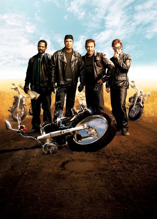 Born to be Wild - saumäßig unterwegs: Woody (John Travolta, 2.v.l.), Dudley (William H. Macy, r.), Doug (Tim Allen, 2.v.r.) und Bobby (Martin Lawren... - Bildquelle: Touchstone Pictures.  All rights reserved