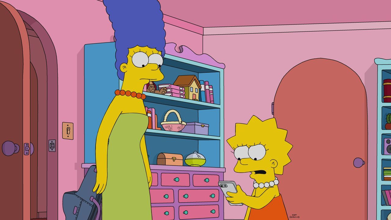 Marge (l.); Lisa (r.) - Bildquelle: 2021 by 20th Television.