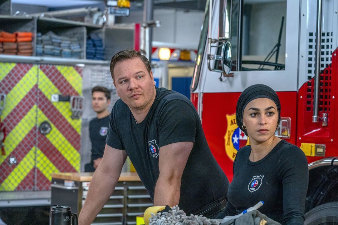 (v.l.n.r.) T.K. Strand (Ronen Rubinstein); Judd Ryder (Jim Parrack); Marjan Marwani (Natacha Karam) - Bildquelle: Jack Zeman 2019 Twentieth Century Fox Film Corporation.  All rights reserved. / Jack Zeman