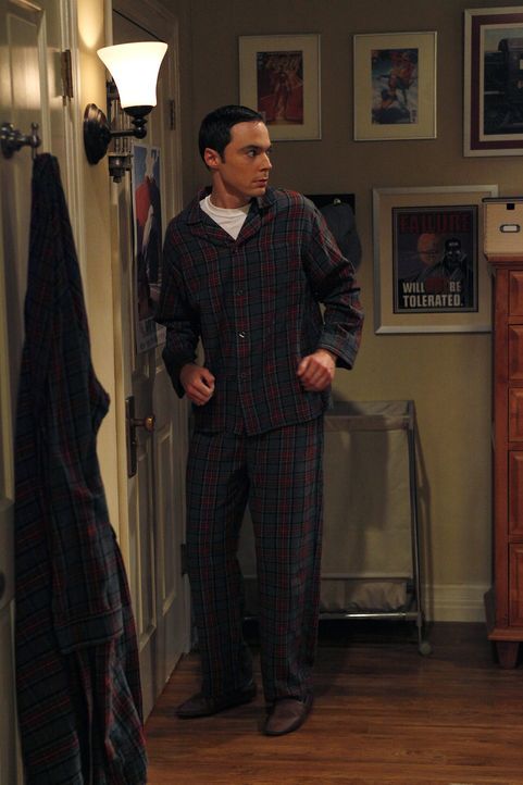 Nachdem bei Sheldon und Leonard eingebrochen worden ist, fühlt sich Sheldon (Jim Parsons) nicht mehr sicher ... - Bildquelle: Warner Bros. Television