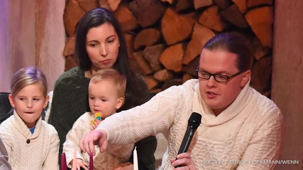 Angelo Kelly macht seiner Frau Kira eine Liebeserklärung.
