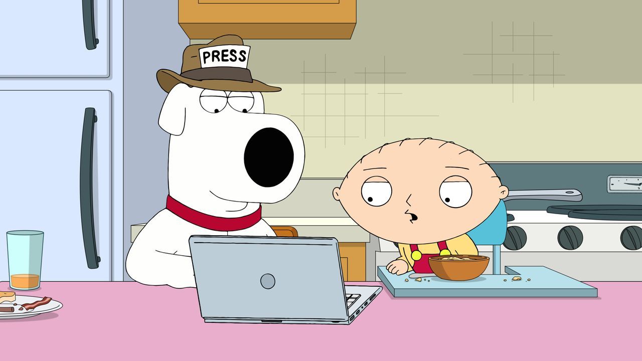 Brian Griffin (l.); Stewie Griffin (r.) - Bildquelle: 2021-2022 Fox Broadcasting Company, LLC. All rights reserved