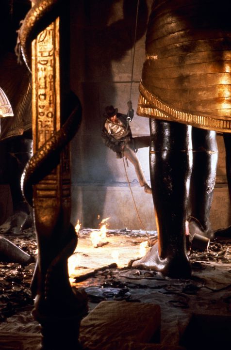 Archäologieprofessor Indiana Jones (Harrison Ford) riskiert mal wieder Kopf und Kragen ... - Bildquelle: Paramount Pictures International