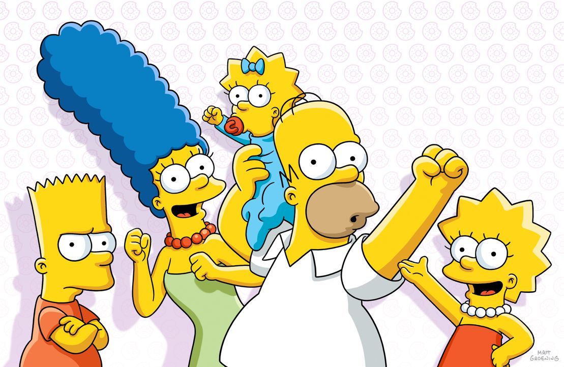 (32. Staffel) - (v.l.n.r.) Bart; Marge; Maggie; Homer; Lisa - Bildquelle: 2020 Twentieth Century Fox Film Corporation.  All rights reserved.