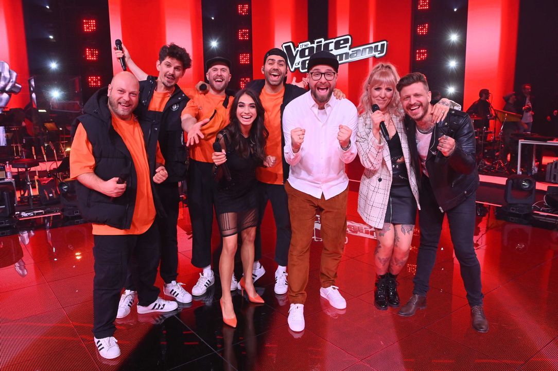 (v.l.n.r.) The Razzzones; Luna; Mark Forster; Charlene; Florian - Bildquelle: Claudius Pflug SAT.1/ProSieben / Claudius Pflug