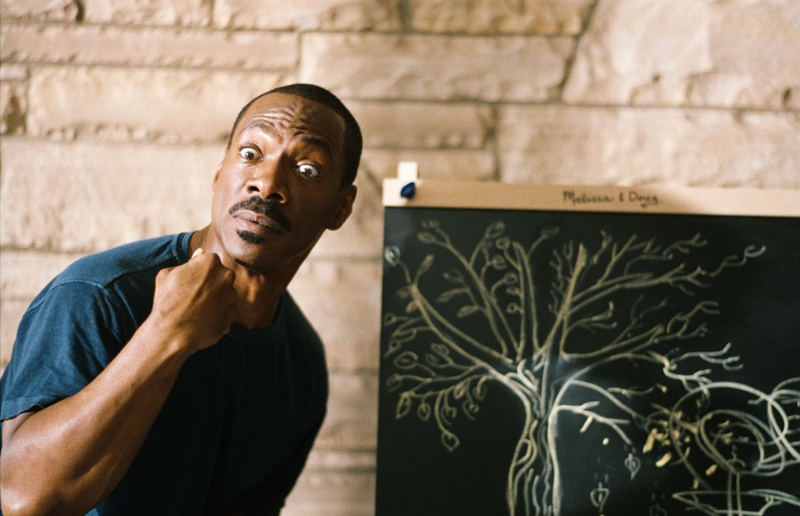 Literaturagent Jack McCall (Eddie Murphy) ist eine wahre Quasselstrippe, doch plötzlich steht in seinem Garten ein Baum, der für jedes Wort ein Blat... - Bildquelle: (2012) DW Studios L.L.C. All rights reserved.