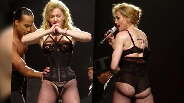 Stars - Madonna fast nackt.