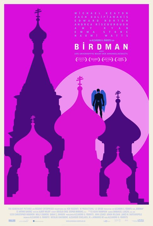 Birdman-Plakat-Moscow-20th-Century-Fox - Bildquelle: TWENTIETH CENTURY FOX