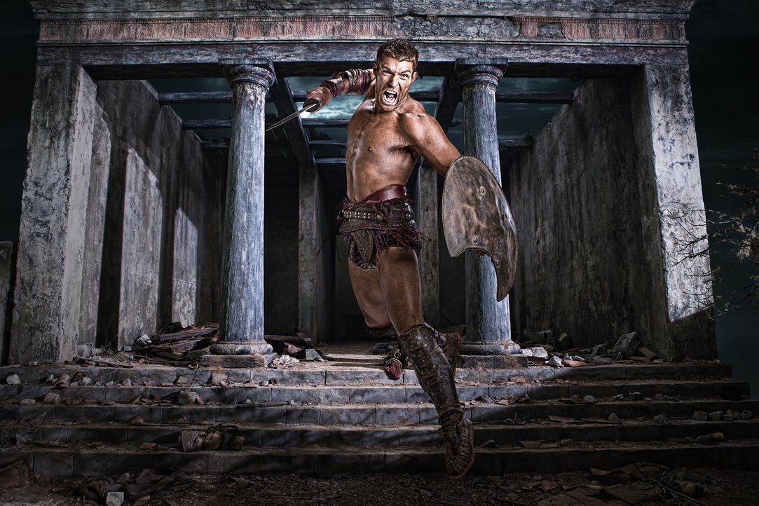 Will nur noch eines: Glabers Leben ein Ende bereiten und alle Sklaven Roms zu befreien: Spartacus (Liam McIntyre) ... - Bildquelle: 2011 Starz Entertainment, LLC. All rights reserved.