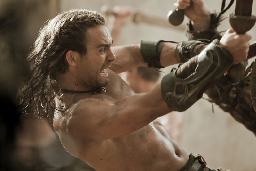 Der beste Gladiator in Batiatus' Ludus: Gannicus (Dustin Clare) ... - Bildquelle: 2010 Starz Entertainment, LLC