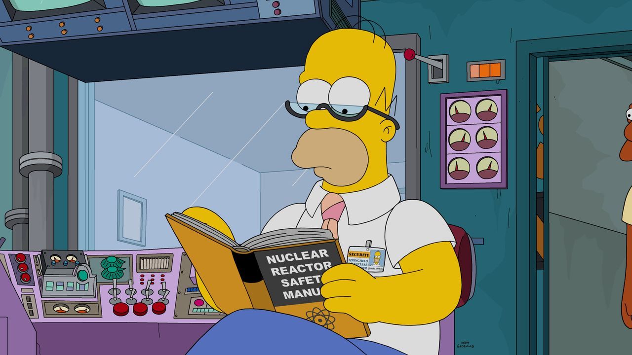 Flüchtet sexuell frustriert auf die Arbeit, als sein Sohn Bart seine Beziehung zu Marge gefährdet: Homer (Foto) ... - Bildquelle: 2016-2017 Fox and its related entities. All rights reserved.