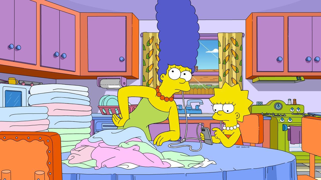 Marge (l.); Lisa (r.) - Bildquelle: 2020 by Twentieth Century Fox Film Corporation.