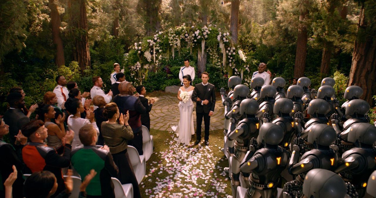 (Mitte v.l.n.r.) Lieutenant Gordon Malloy (Scott Grimes); Commander Kelly Grayson (Adrianne Palicki); Marcus Finn (BJ Tanner); Ty Finn (Kai Wener);... - Bildquelle: © 2020 Twentieth Century Fox Film Corporation. All rights reserved.