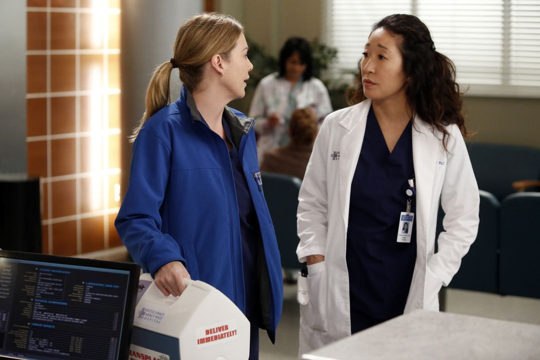 Werden mit neuen Herausforderungen konfrontiert: Meredith (Ellen Pompeo, l.) und Cristina (Sandra Oh, r.) ... - Bildquelle: ABC Studios