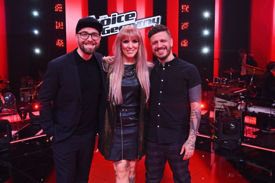 (v.l.n.r.) Mark Forster; Charlene; Florian - Bildquelle: Claudius Pflug SAT.1/ProSieben / Claudius Pflug