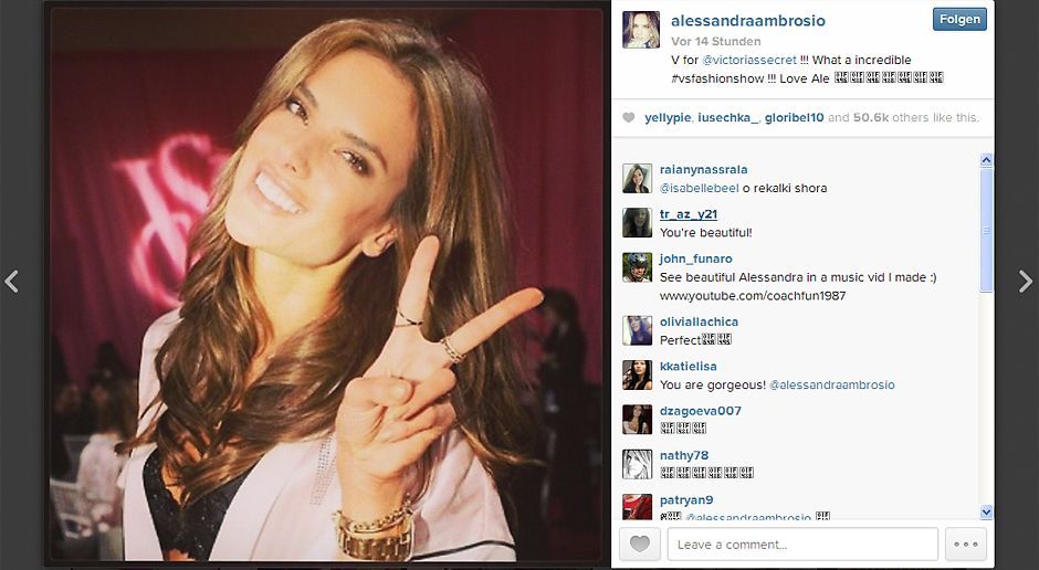 VS-Instagram-18-Instagram - Bildquelle: Instagram/Alessandra Ambrosio