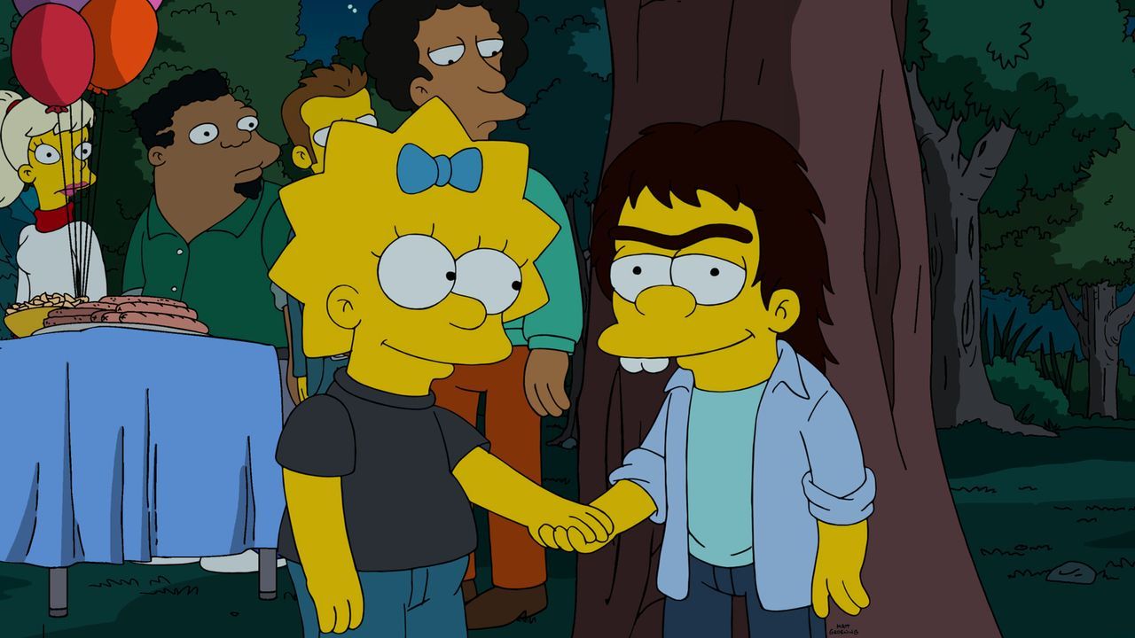 Maggie (l.) hat einen neuen Freund, während sich Bart sein ganzes Leben von Lisa zurückgesetzt fühlt ... - Bildquelle: 2015 Fox and its related entities.  All rights reserved.