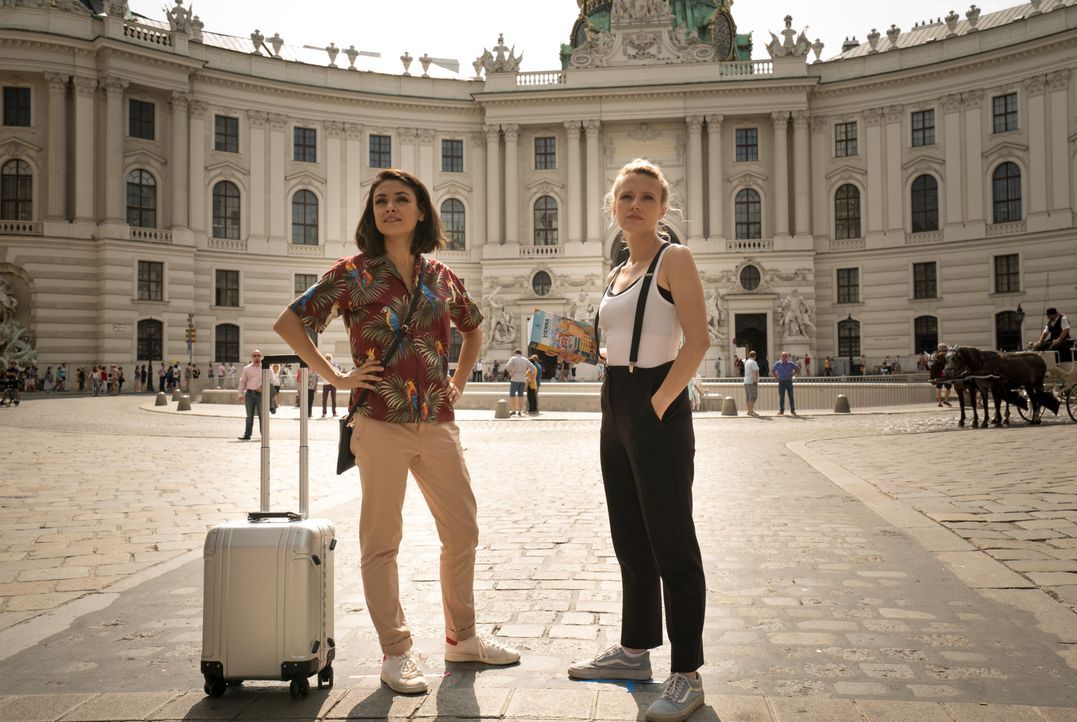 Audrey (Mila Kunis, l.); Morgan (Kate McKinnon, r.) - Bildquelle: Hopper Stone © 2018 Lions Gate Entertainment Inc. All Rights Reserved. / Hopper Stone