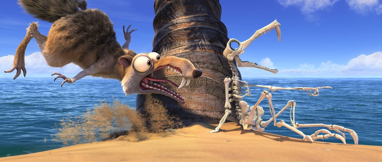 Nachdem Scrat das Objekt seiner Begierde ins Eis gerammt hat, setzt dies eine folgenschwere Kettenreaktion in Gang: die Verschiebung der Kontinental... - Bildquelle: TM &   2012 Twentieth Century Fox Film Corporation. All rights reserved.