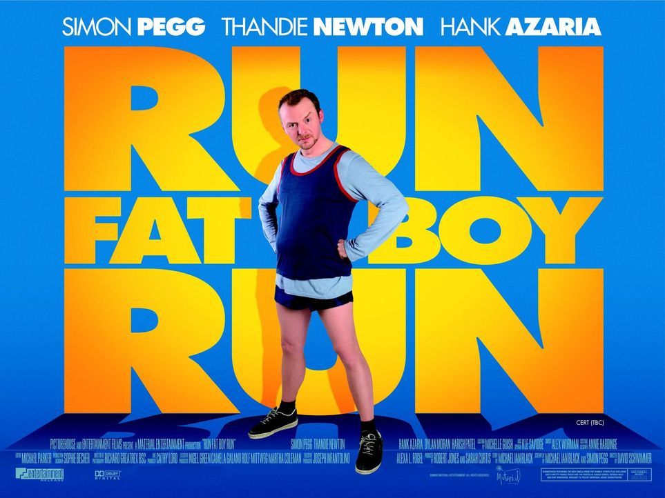 RUN, FATBOY, RUN - Plakatmotiv - Bildquelle: 2008 Warner Brothers