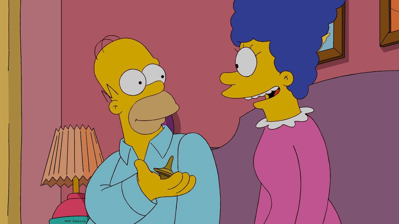 Nachdem Homer (l.) seine Freunde in Schwierigkeiten gebracht hat, wird er zum Bettnässer. Zusammen mit Marge (r.) macht er sich auf die Suche der U... - Bildquelle: und TM Twentieth Century Fox Film Corporation - Alle Rechte vorbehalten
