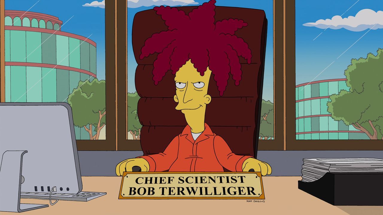 Ein Schock für die Simpsons: Tingeltangel-Bob ist Chef des Forschungszentrums der Lebensmittelfirma Monsamo ... - Bildquelle: 2013 Twentieth Century Fox Film Corporation. All rights reserved.