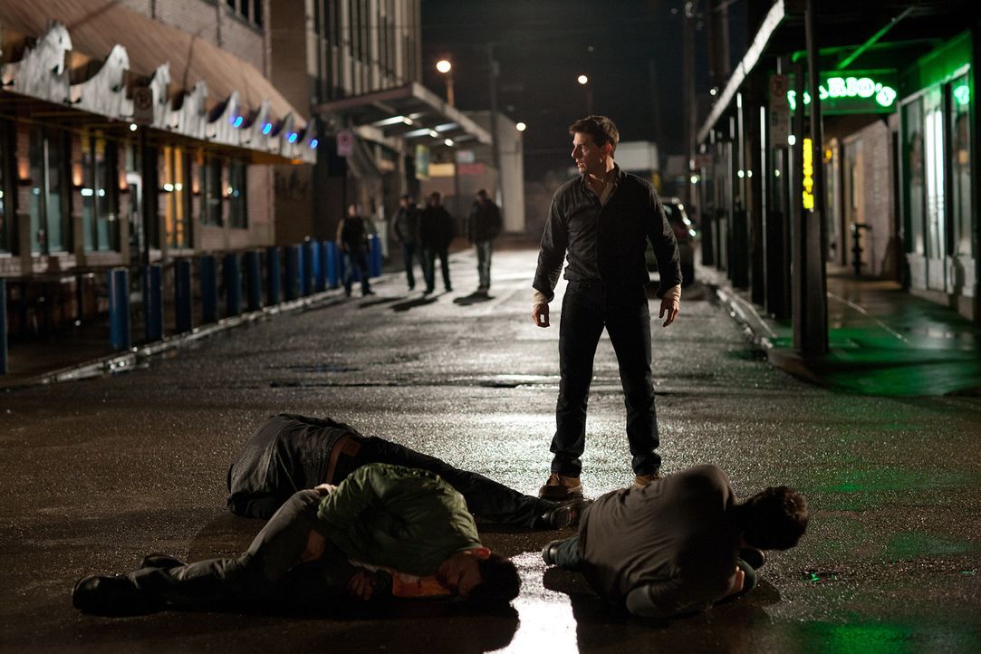 Mit ihm sollte man sich besser nicht anlegen: der ehemalige Militärpolizist Jack Reacher (Tom Cruise) ... - Bildquelle: Karen Ballard MMXII Paramount Pictures Corporation. All Rights Reserved.