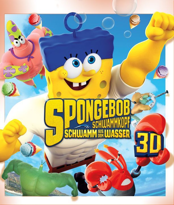 Spongebob Schwammkopf - Schwamm aus dem Wasser - Plakatmotiv - Bildquelle: (2016) Paramount Pictures and Viacom International Inc. All Rights Reserved. SPONGEBOB SQUAREPANTS is the trademark of Viacom International Inc.