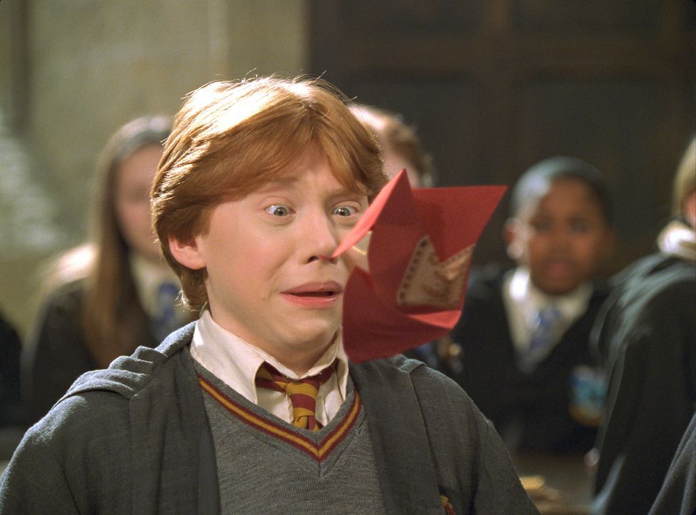 Obwohl Ron Weasley (Rupert Grint) aus einer Zaubererfamilie stammt, ist auch er nicht vor Überraschungen sicher … - Bildquelle: Warner Bros. Pictures