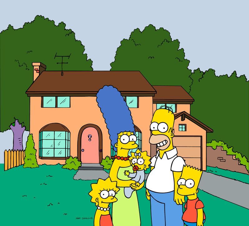 (18. Staffel) - Die Simpsons sind eine nicht alltägliche Familie: (v.l.n.r.) Lisa, Magre, Maggie, Homer und Bart ... - Bildquelle: und TM Twentieth Century Fox Film Corporation - Alle Rechte vorbehalten