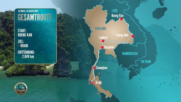 Global Gladiators 2018 - Thailand Route