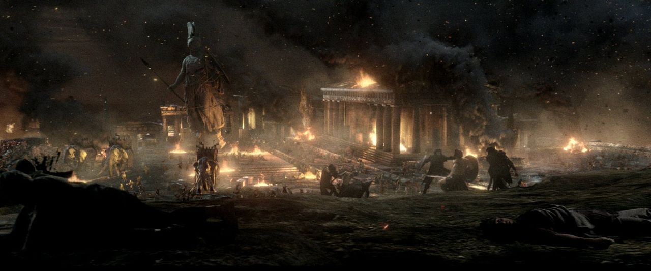Athen soll brennen: Der Perser-König Xerxes befiehlt die Belagerung Athens durch seine Armee, um Griechenland ein für alle Mal einzunehmen und Rache... - Bildquelle: 2014 Warner Bros. Entertainment, Inc.