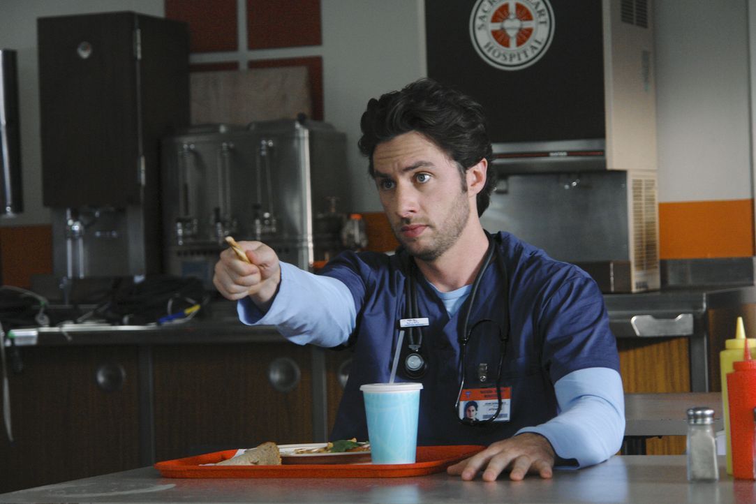 J.D.s (Zach Braff) letzter Tag im Sacred Heart Krankenhaus ist angebrochen. Er hat einen neuen Job angenommen, um in der Nähe von seinem Sohn zu se... - Bildquelle: Touchstone Television