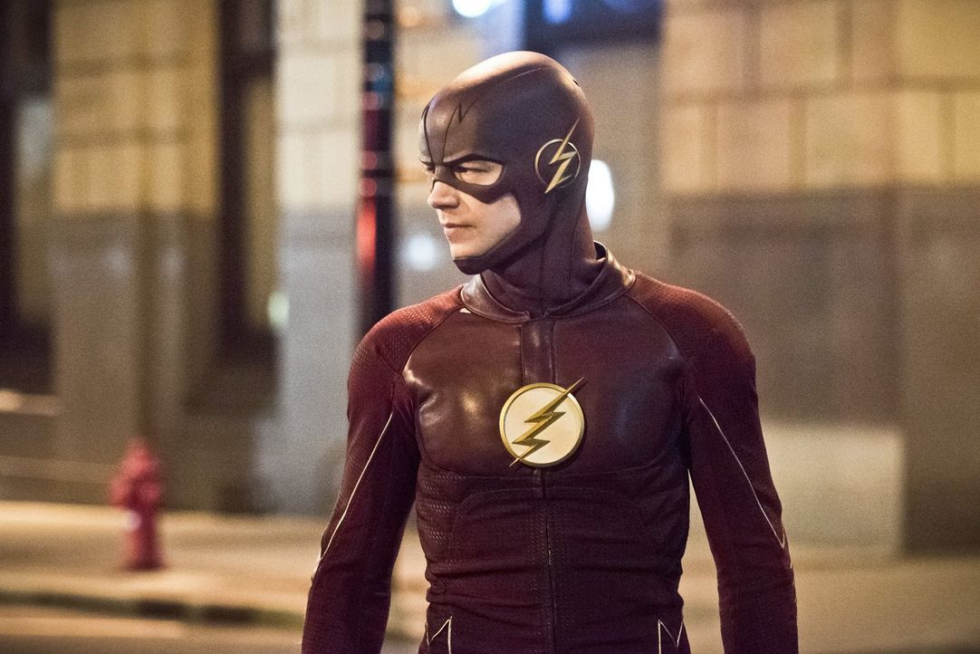 Gelingt es Barry alias The Flash (Grant Gustin) und seinem Team wirklich, die Stadt vor den ganzen bösen Metawesen von der Welt 2 zu beschützen oder... - Bildquelle: Warner Bros. Entertainment, Inc.