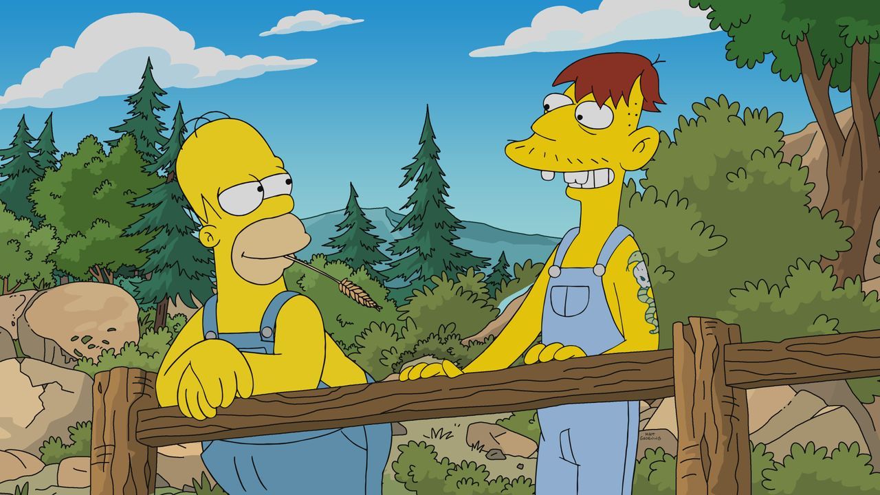 Homer (l.); Cletus (r.) - Bildquelle: 2019-2020 Twentieth Century Fox Film Corporation.  All rights reserved.