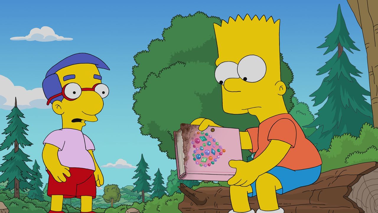Milhouse (l.); Bart (r.) - Bildquelle: 2021 by Twentieth Century Fox Film Corporation.