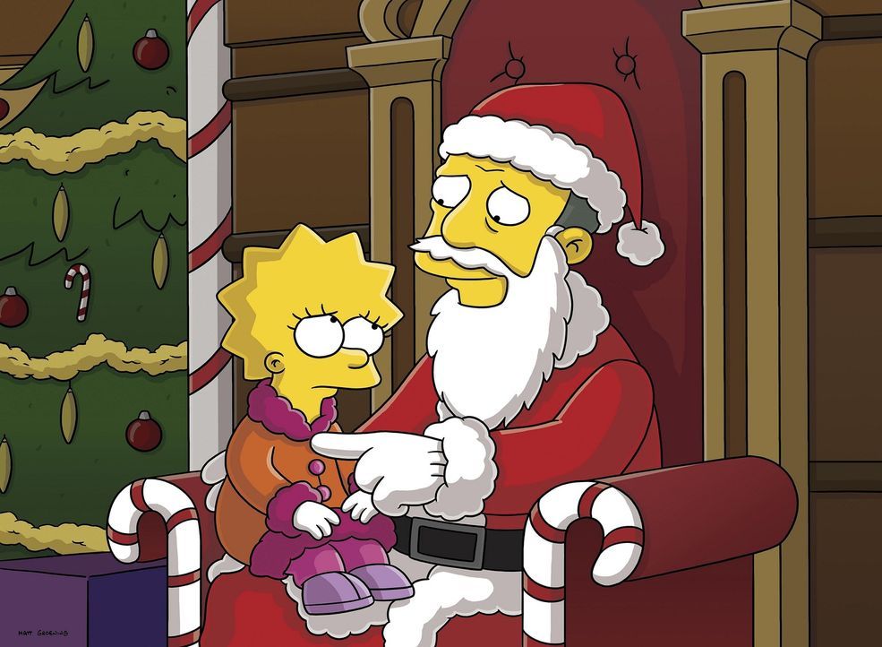 Es ist mal wieder Weihnachten in Springfield und Gil  Gunderson (r.), der Dauerloser, hat sich bei einem Kaufhaus verdingt, um dort als Weihnachtsma... - Bildquelle: 2007FOX BROADCASTING