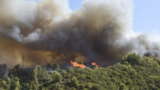 Südliche Urlaubsländer leiden unter Gluthitze und Waldbränden