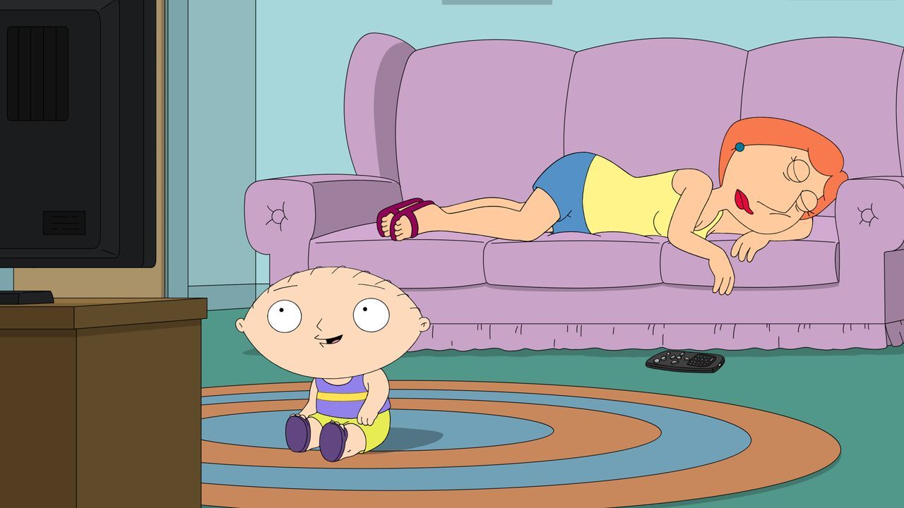 Stewie Griffin (l.); Lois Griffin (r.) - Bildquelle: 2021-2022 Fox Broadcasting Company, LLC. All rights reserved
