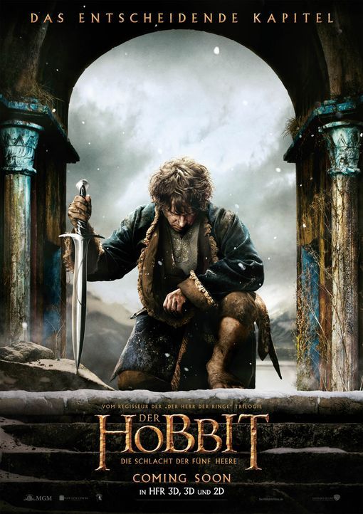 Der-Hobbit-Schlacht-der-fuenf-Heere-Plakat-WARNER-BROS-ENT-METRO-GOLDWYN-MAYER-PICTURES-INC - Bildquelle: 2014 WARNER BROS. ENTERTAINMENT INC. AND METRO-GOLDWYN-MAYER PICTURES INC.