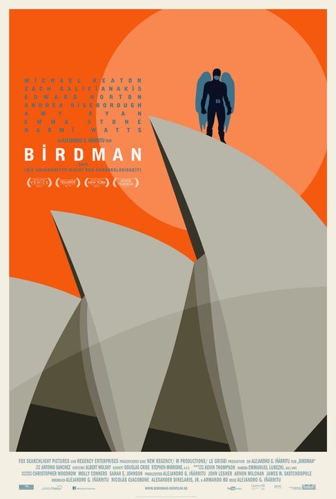 Birdman-Plakat-Sydney-20th-Century-Fox - Bildquelle: TWENTIETH CENTURY FOX