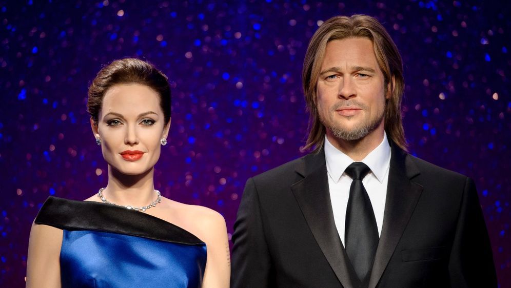 Brad Pitt Und Angelina Jolie Zwei Wachsfiguren Zum Geburtstag