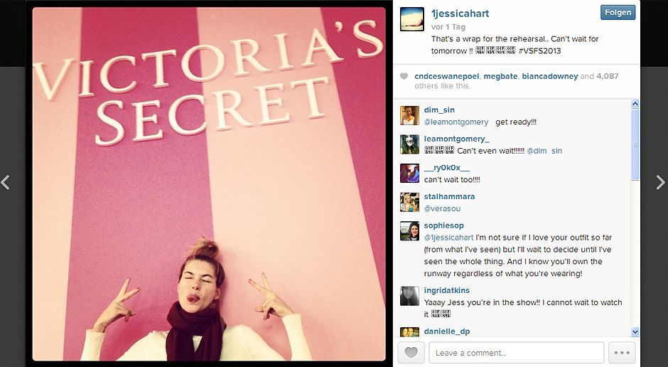 VS-Instagram-13-Instagram - Bildquelle: Instagram/Jessica Hart